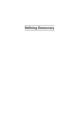 Defining Democracy: Democratic Commitment in the Arab World
