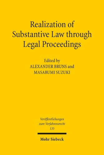 Realization of Substantive Law Through Legal Proceedings