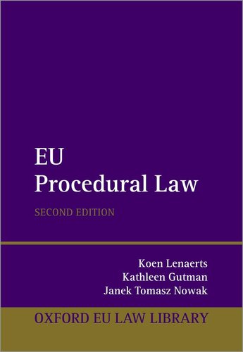 EU Procedural Law (Oxford European Union Law Library)