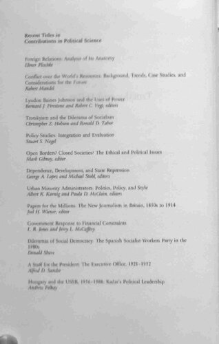 Trotsky and Djilas : critics of communist bureaucracy