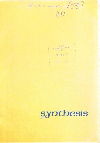 Synthesis Volume 1 Issue 1