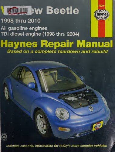 Haynes VW New Beetle 1998 to 2010 Automotive Repair Manual