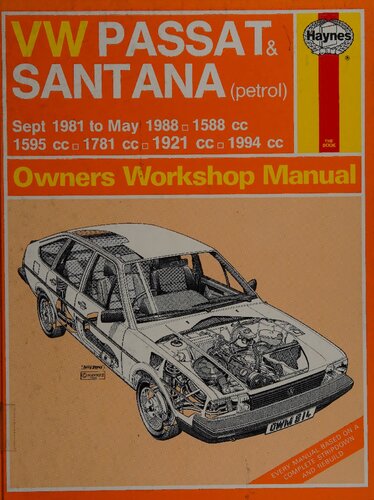 Haynes VW Passat & Santana Owners Workshop Manual