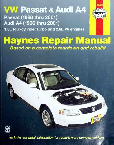 Haynes VW Passat & Audi A4 Automotive Repair Manual