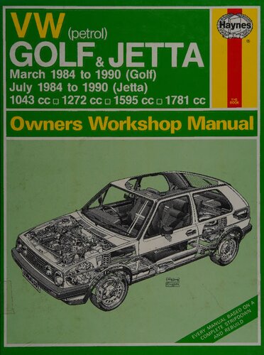 Haynes VW Golf & Jetta Owners Workshop Manual