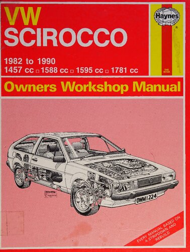 Haynes VW Scirocco Owners Workshop Manual