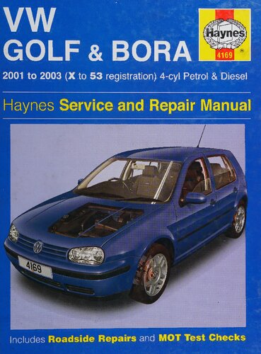 Haynes VW Golf & Bora Service and Repair Manual