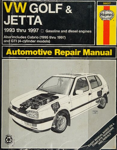 Haynes VW Golf & Jetta Automotive Repair Manual