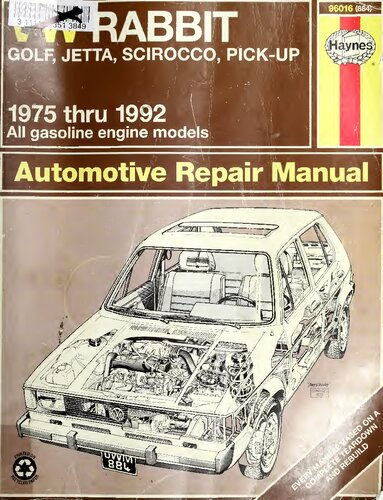 Haynes VW Rabbit 1974 thru 1992 Automotive Repair Manual