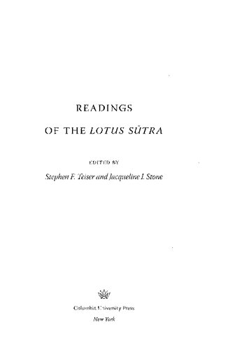 Readings of the Lotus Sūtra