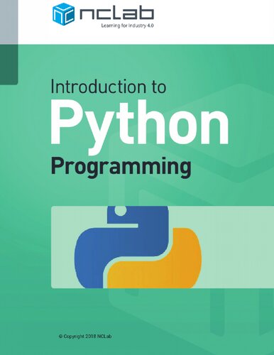 Introduction to Python Programming (Revision 2020)