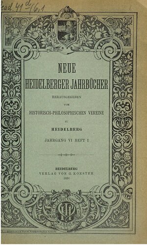 Neue Heidelberger Jahrbücher