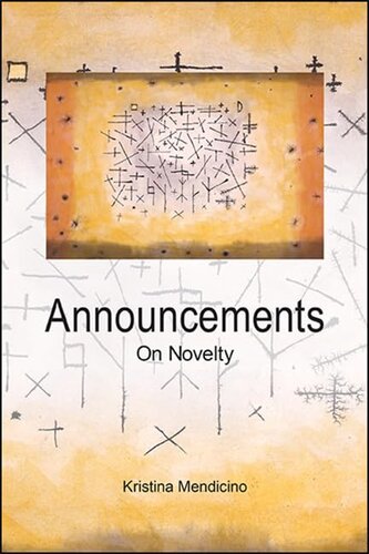 Announcements: On Novelty (Intersections: Philosophy and Critical Theory)