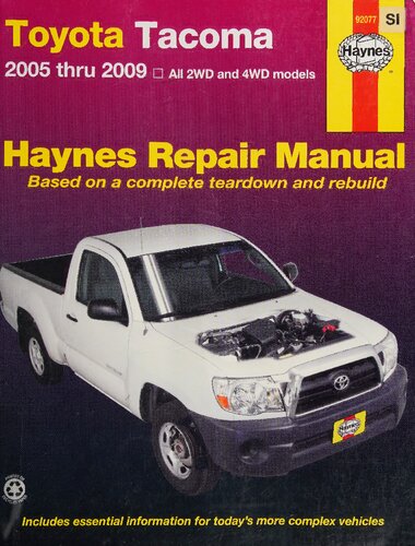 Haynes Toyota Tacoma Automotive Repair Manual