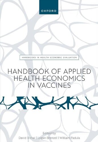 Handbook of Applied Health Economics in Vaccines