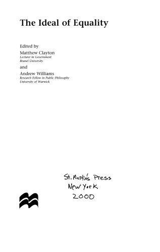 The Ideal of Equality