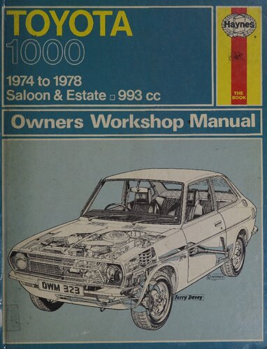 Haynes Toyota 1000 Owners Workshop Manual