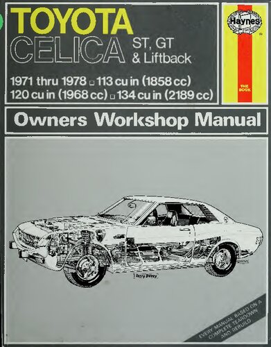 Haynes Toyota Celica Owners Workshop Manual