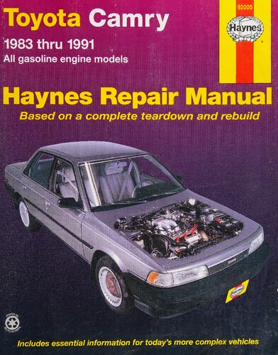 Haynes Toyota Camry 1983 thru 1991 Automotive Repair Manual
