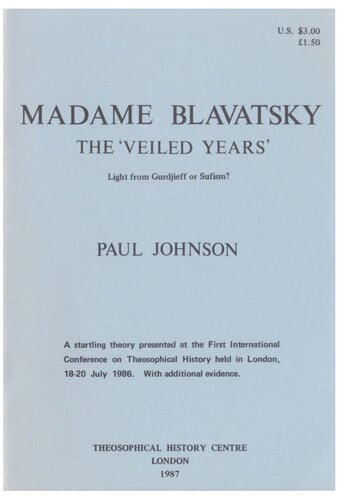 Madame Blavatsky & G.I. Gurdjieff
