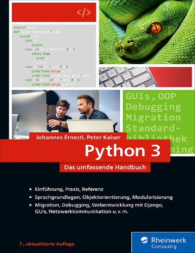 Python 3: Das umfassende Handbuch