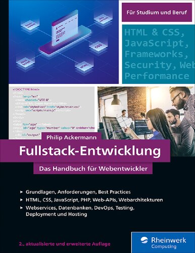 Fullstack-Entwicklung: Das Handbuch für Webentwickler