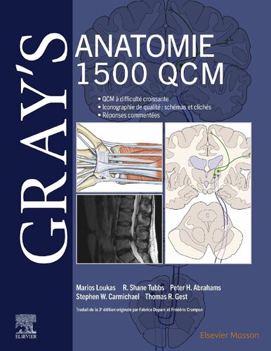 Gray's anatomie 1500 QCM