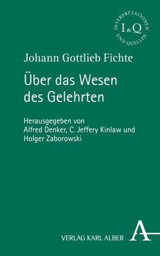 Über das Wesen des Gelehrten