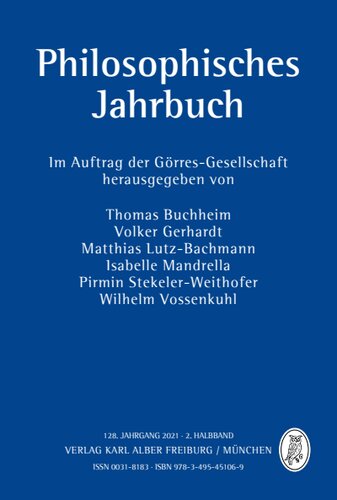 Philosophisches Jahrbuch  2/2021