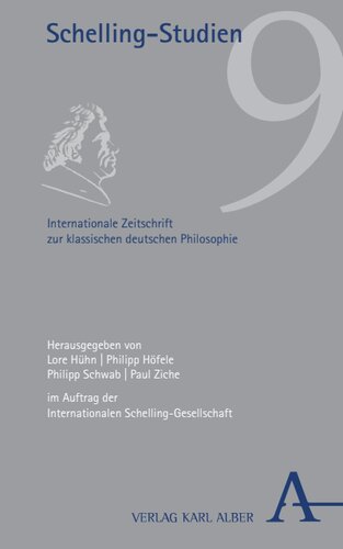 Schelling-Studien: Internationale Zeitschrift zur klassischen deutschen Philosophie