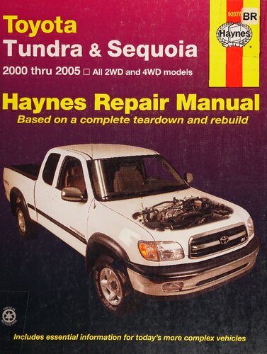 Haynes Toyota Tundra & Sequoia Automotive Repair Manual