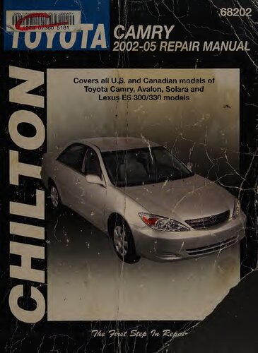 Chilton's Toyota Camry 2002-05 Repair Manual