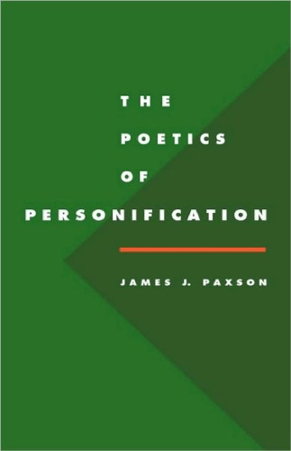 The Poetics of Personification (Literature, Culture, Theory)