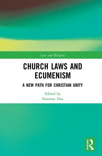 Church Laws and Ecumenism (Law and Religion)