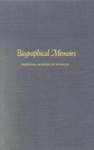 Biographical Memoirs: V.80 (Biographical Memoirs: A Series)