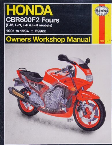 Haynes Honda CBR600F2 Fours Owners Workshop Manual
