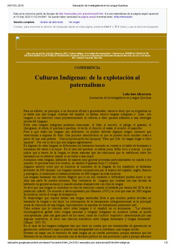 Culturas indígenas: de la explotación al paternalismo