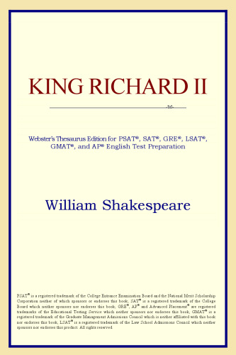 King Richard II (Webster's Thesaurus Edition)
