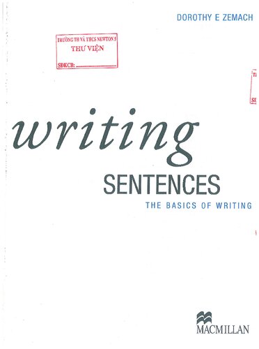 Writing Sentences (The Basics of Writing)