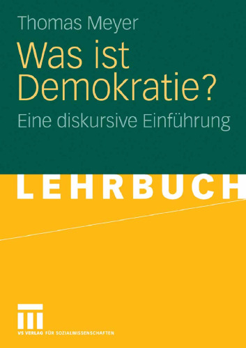 Was ist Demokratie? Eine diskursive Einführung