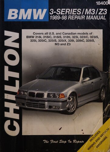 Chilton's BMW 3-Series/M3/Z3 1989-98 Repair Manual