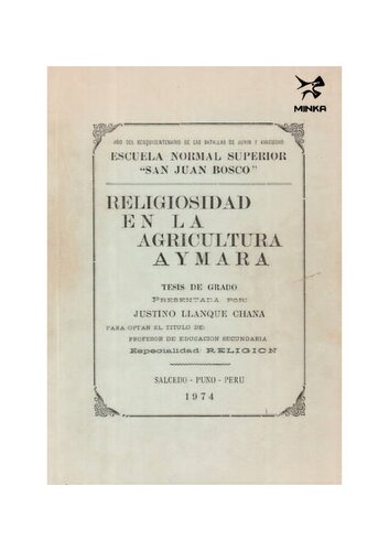 Religiosidad en la agricultura aymara