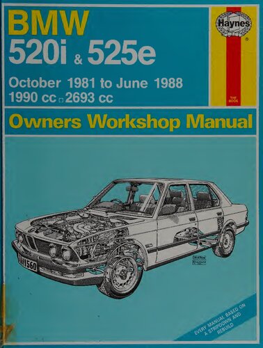 Haynes BMW 520i & 525e Owners Workshop Manual