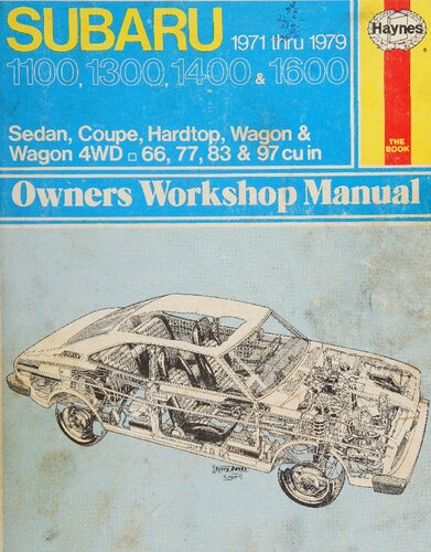 Haynes Subaru 1100, 1300, 1400 & 1600 Owners Workshop Manual