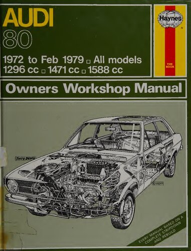 Haynes Audi 80 Owners Workshop Manual