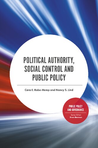 Political Authority, Social Control And Public Policy