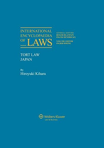 International Encyclopaedia of Laws: Tort Law (International Encycleoaedia of Laws)