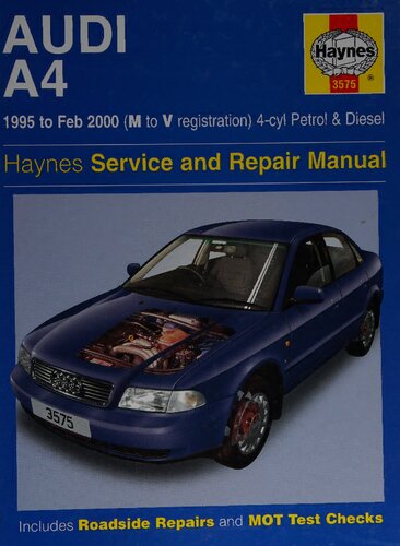 Haynes Audi A4 (4-Cylinder) Service & Repair Manual