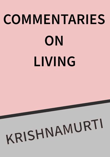 Commentaries on Living