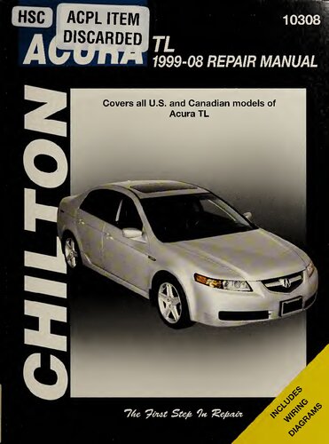 Chilton's Acura TL 1999-08 Repair Manual